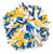 Custom 3-Color Plastic Mix Pom Custom 3-Color Plastic Mix Pom