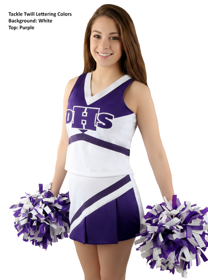 In stock Uniform Vest CF1190V w/ Lettering, or Vest/Skirt set $66