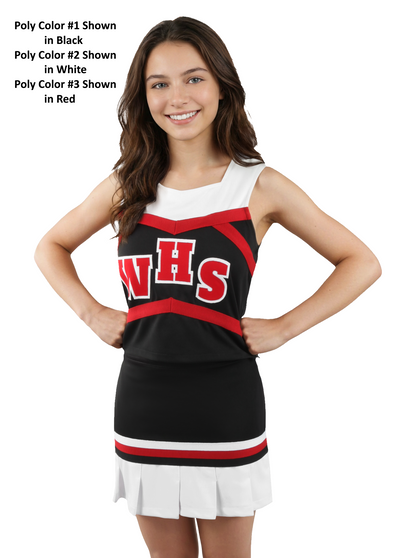 Custom Uniform Vest CF1369, or Vest/Skirt set $86