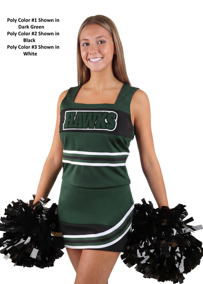 Custom Uniform Vest CF1013, or Vest/Skirt set $86