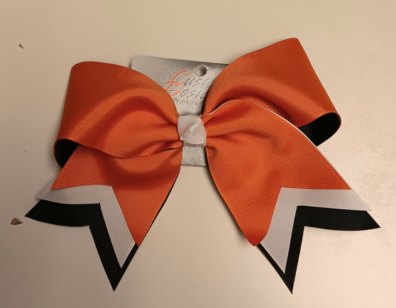 Closeout Bow 12 - Orange, White and Black
