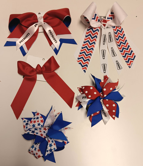 Closeout Bow Bundle - Red, White & Blue - Patriots