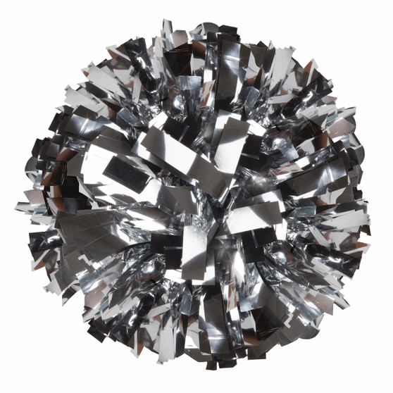 Closeout 4" Solid Metallic Pom