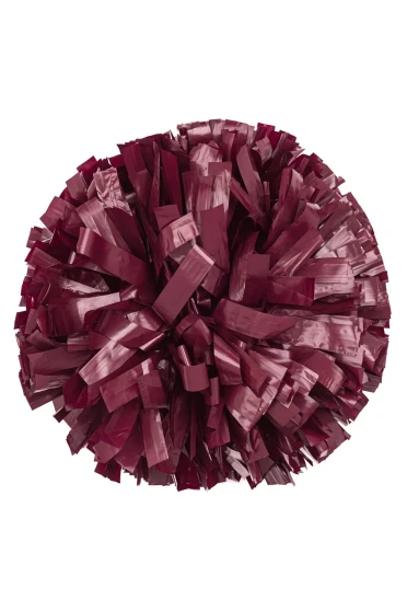 Closeout 6" Solid Plastic Pom  Light Maroon