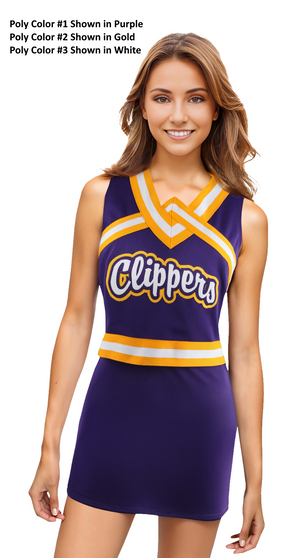 Custom Uniform Vest CF1674, or Vest/Skirt set