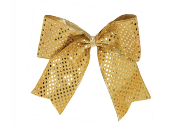 Cheer Fantastic 2-Loop Sequin Bow w/Tails 452-IS