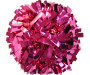 Hot Pink Solid Metallic Pom