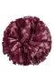 Closeout 6" Solid Plastic Pom  Light Maroon