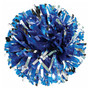 Closeout 6" Plastic w/one Color Glitter Mix Pom