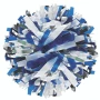 Closeout 6" Two Color Wet Look w/one Color Glitter Mix Pom