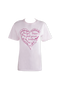 Breast Cancer Heart Tee-Ladies