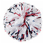 Custom 1-Color Plastic with 2-Color Glitter Pom