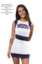 Selection A - Poly Color #1 Shown in White, Poly Color #2 Shown in Purple, Poly Color #3 Shown in Black