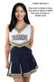 Selection A - Custom Vest CF1963 paired with CF2144.  Poly color #1 Shown in Navy, Poly color #2 Shown in White, Poly color #3 Shown in Metallic Gold.