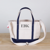Monogrammed Nantucket Tote Bag - Navy