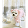 pink dog bath robe
