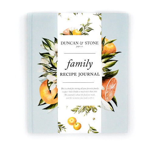 Family Recipe Book & Keepsake Journal