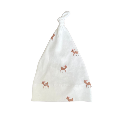 Organic Knot Hat - Deer Print