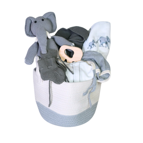 Elephant Baby Gift Basket - I'm a Big Boy