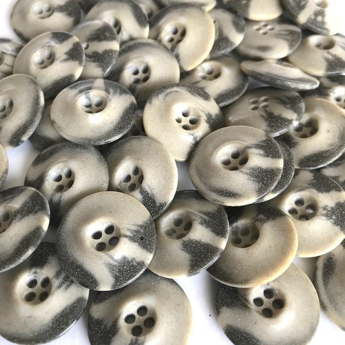 Shades of Grey Button 20mm