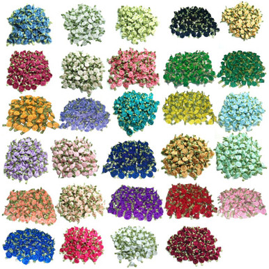 Small Ribbon Roses 100pc Bag