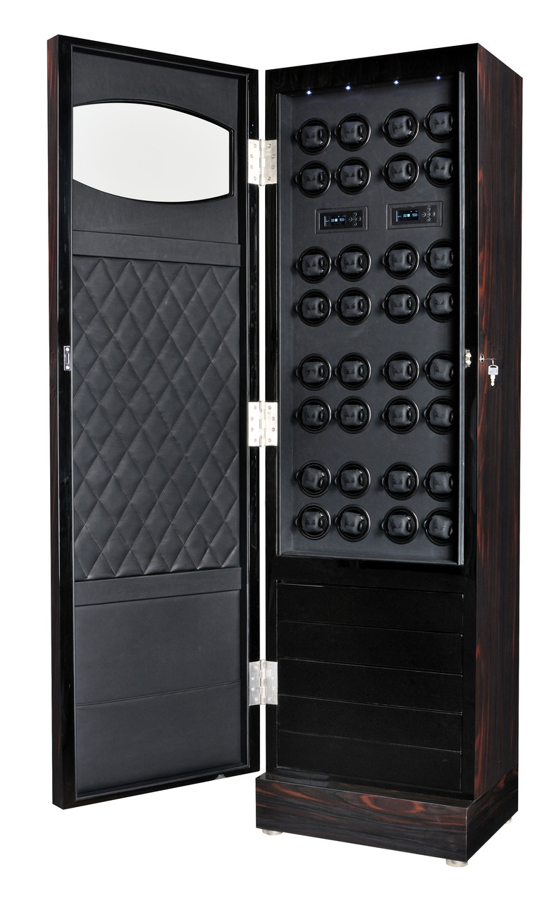 WATCH WINDER VOLTA 32 (EBONY/ROSEWOOD)