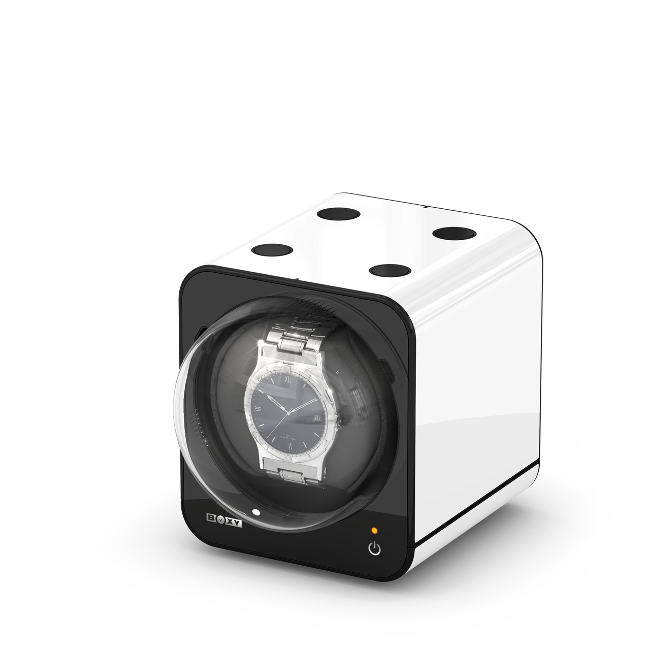 Watch Winders | BOXY FANCY Brick Add-On White Single Watch Winder