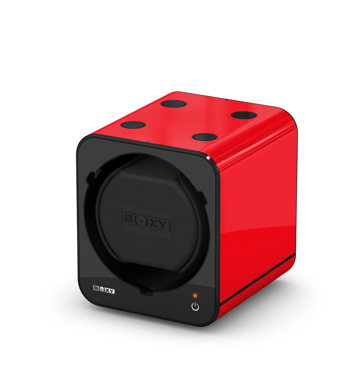 BOXY FANCY Brick Single Automatic Watch Winder - Red (Full)