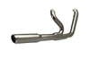Khrome Werks Softail 2 into 1 mid-length exhaust Eclipse Scorched Chrome