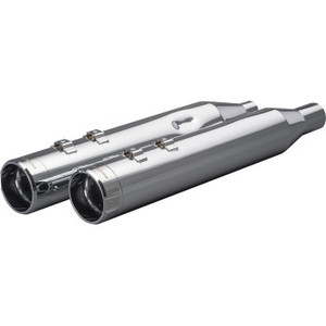 4.5" HP Plus Mufflers - Chrome w/ Chrome Klassic End Cap (99-16 Touring & Trike-All)