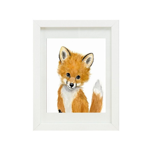 Fox Canvas oil print.