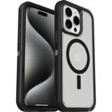 iPhone 15 Pro Max Case | Defender Series XT for MagSafe - Dark Side (Clear/Black)