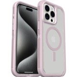 iPhone 15 Pro Max Case | Defender Series XT for MagSafe - Mountain Frost (Clear / Pink)