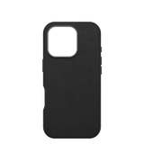iPhone 16 Pro Case | Symmetry Series Cactus Leather for MagSafe - Noir Ash (Black)