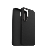 Galaxy S25 Case | Symmetry Series Cactus Leather - Noir Ash (Black)