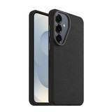 Galaxy S26+ Case | Symmetry Series Cactus Leather Embroidery - Noir Ash (Black)