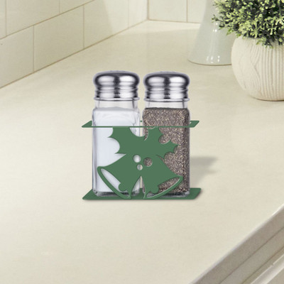 Christmas Decor Holly Bells Salt and Pepper Shaker Set - Choose Color or Paint it Yourself