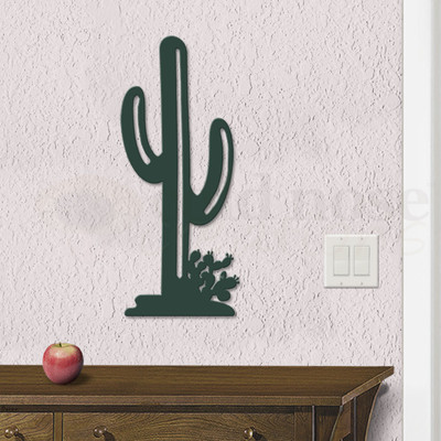 Southwest Decor Saguaro Cactus Metal Wall Art - Large Size