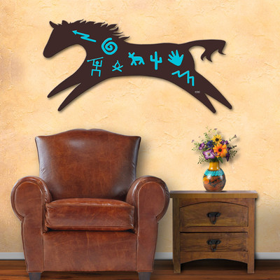 Southwest Decor 40in Dark Pony Tales Gallery Collection Wall Art