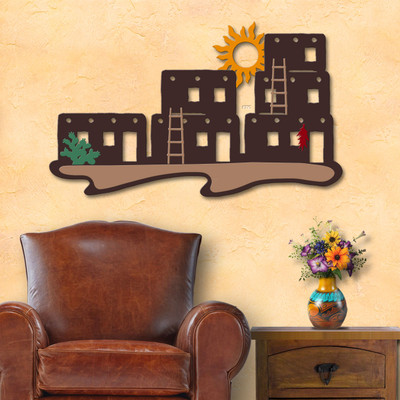 Southwest Decor 40in Dark Pueblo Gallery Collection Wall Art