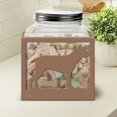 Cane Corso Large Dog Treat Jar: Choose Color or DIY Paint
