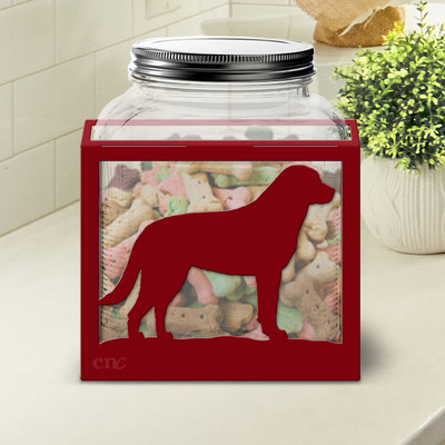 Greater Swiss Mountain Dog Large Dog Treat Jar: Choose Color or DIY Paint