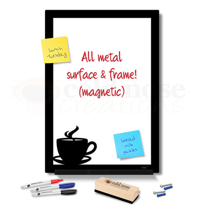 Java Cup Metal Whiteboard Set - large size