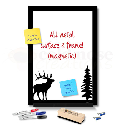Elk Scene Metal Whiteboard Set - large size