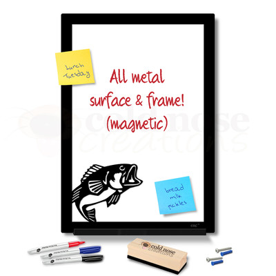 Bass Metal Whiteboard Set - large size