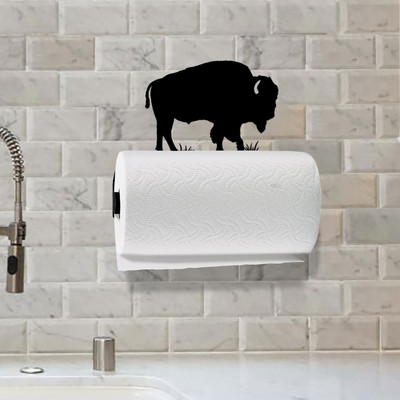 Buffalo Wall Mount Paper Towel Holder - Mounted Example