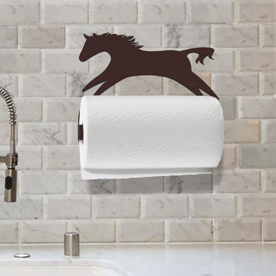 Spirit Horse Wall Mount Paper Towel Holder - Mounted Example