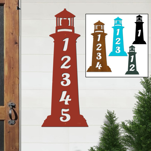 Decorative Address Number Plaques by Cold Nose Creations