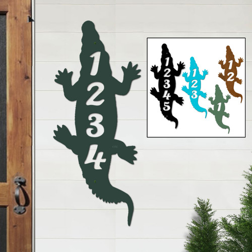 Decorative Address Number Plaques by Cold Nose Creations