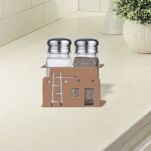 Southwest Decor Adobe Pueblo Salt and Pepper Shaker Set - Choose Color or Paint it Yourself